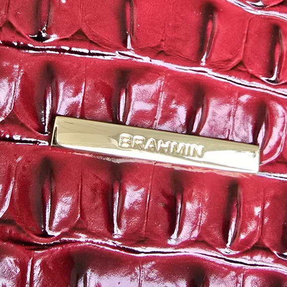 Brahmin Medium Asher In Vintage Red Stanza - Picture 13 of 14